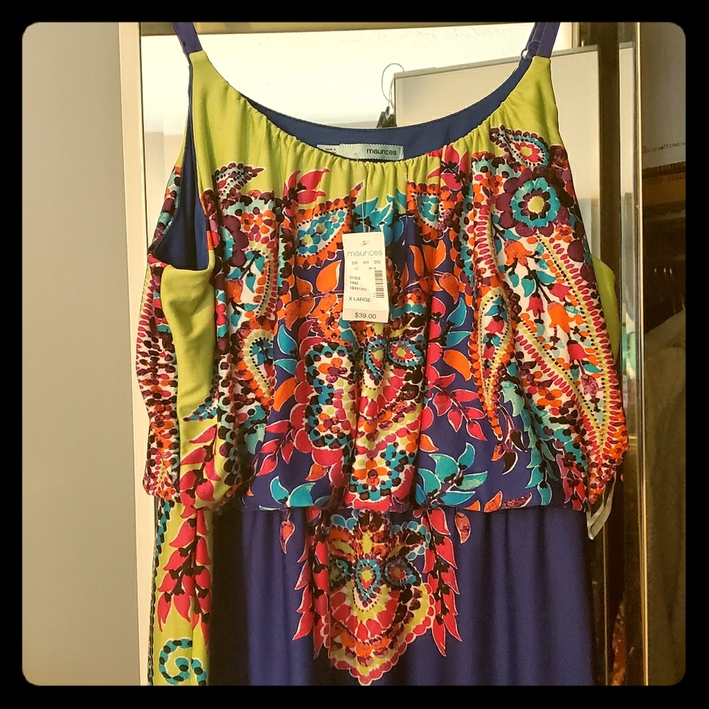 NWT Maurices Maxi Dress
